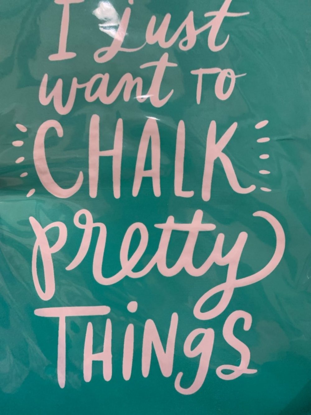 NIP Chalk Couture Chalk Pretty Things Size B Transfer